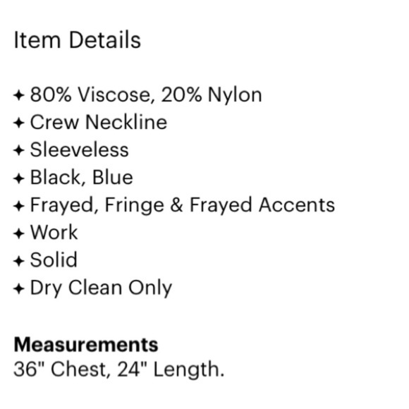 J.Crew Sleeveless Fringe Bottom Top - Picture 4 of 4